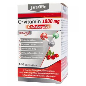 JutaVit C-vitamin 1000mg C+D DUO Plus 100x 