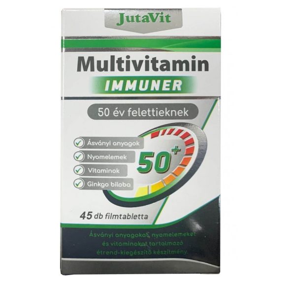 JutaVit Multivitamin felnőtteknek immuner 50+ 45db (50 éven felülieknek)