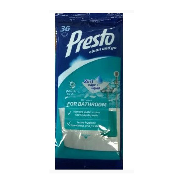 Presto Clean fürdőszobai 36db