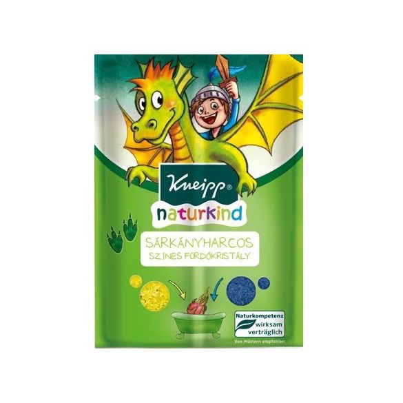 Kneipp Naturkind - Színes fürdőkristály - Sárkányharcos 40g