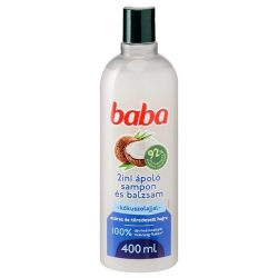 Baba Sampon 2in1 Száraz Töredezett Hajra  400ml/Kókuszos