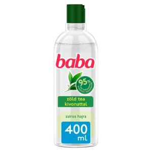 Baba Sampon Zsíros haj / zöldtea  400ml