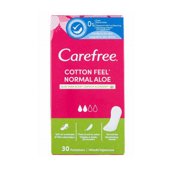 Carefree tiszt. betét Aloe Vera 30db