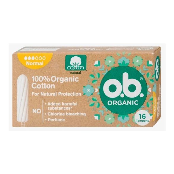 O.B. Tampon 16db Organic Normal