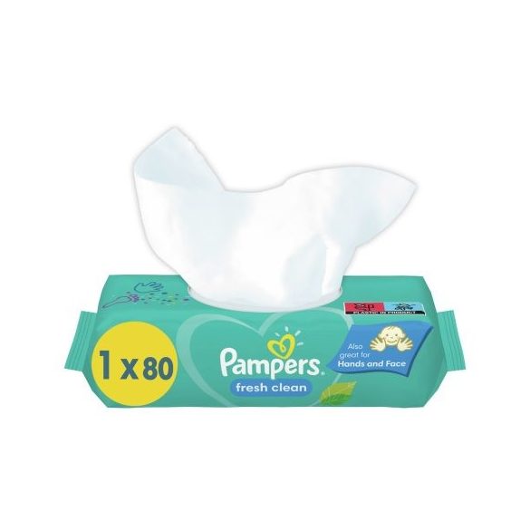 Pampers Törlőkendő 80db FreshClean