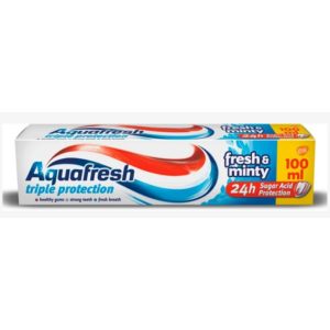 Aquafresh fogkrém 100ml Triple Protection Fresh and Minty