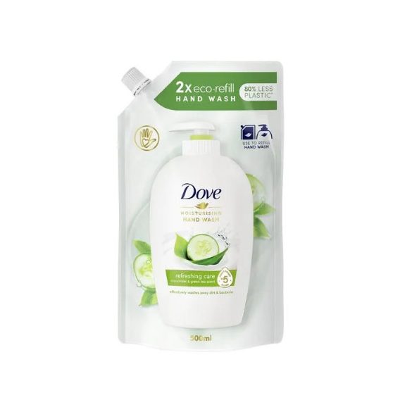 Dove Szappan folyékony utántöltő 500ml Cucumber and Green Tea Scent Fresh Touch