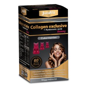 JutaVit Collagen Exclusive Gummy Vitamin Cukormentes 60x