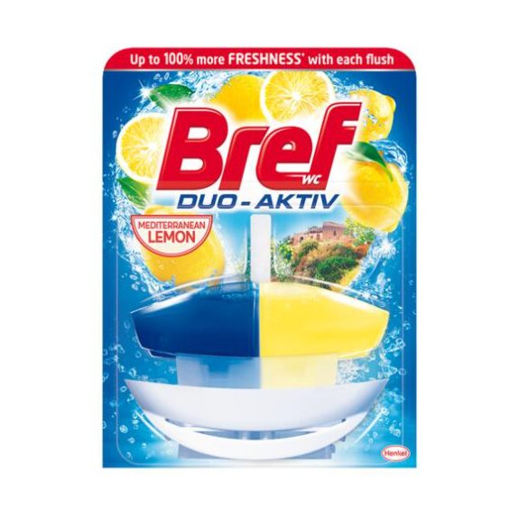 Bref WC Gél Duo Aktív 50ml Kosaras Lemon