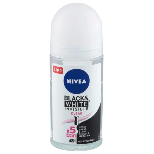 Nivea Izzadsággátló Roll on 50ml Invisible Black and White Női