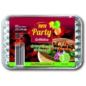 TUTI Party Grilltálca 23x34cm