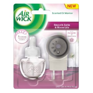 Air Wick Elektromos készülék utántöltővel 19ml Bársonyos Szatén és Liliom