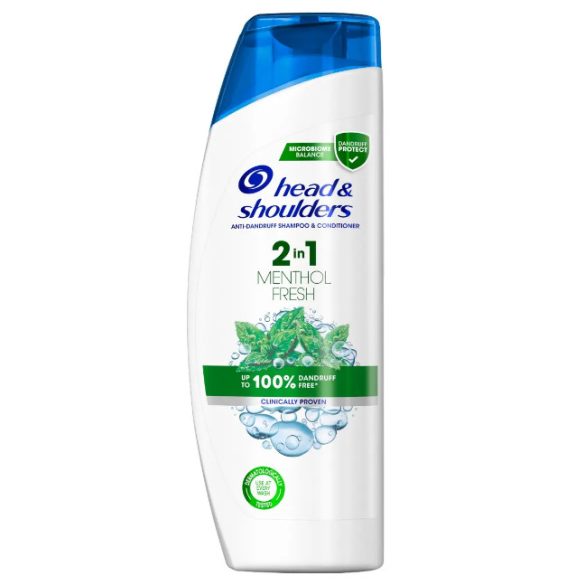 Head & Shoulders Sampon 360ml  Menthol Fresh 2in1 + Balzsam