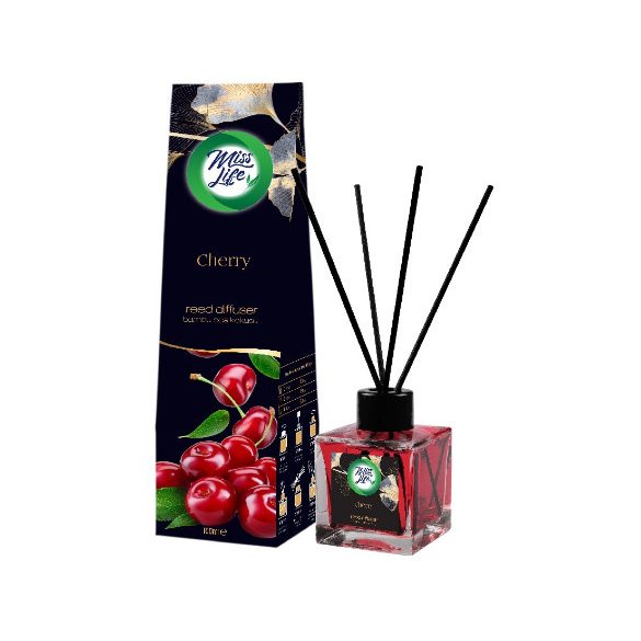 Miss Life Bamboo Pálcikás légfrissítő 100ml Cherry