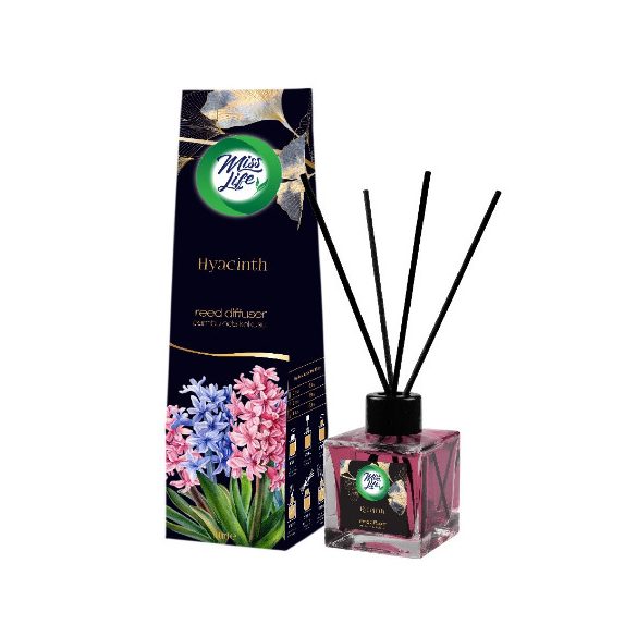 Miss Life Bamboo Pálcikás légfrissítő 100ml Hyacinth