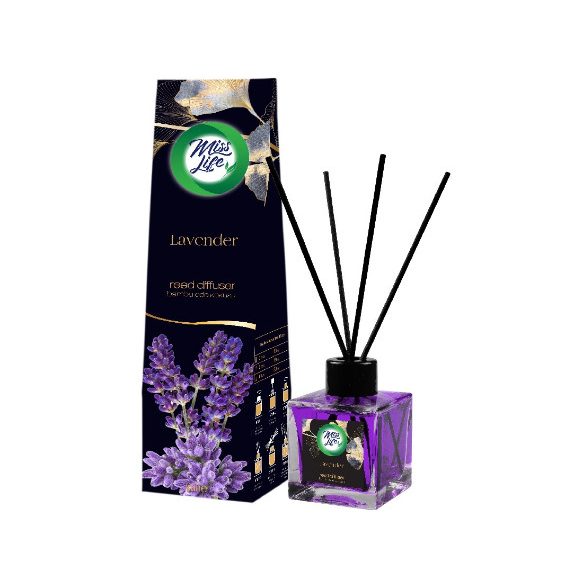 Miss Life Bamboo Pálcikás légfrissítő 100ml Lavender