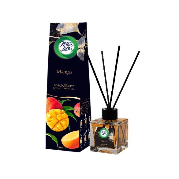 Miss Life Bamboo Pálcikás légfrissítő 100ml Mango