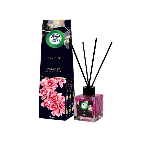 Miss Life Bamboo Pálcikás légfrissítő 100ml Orchid