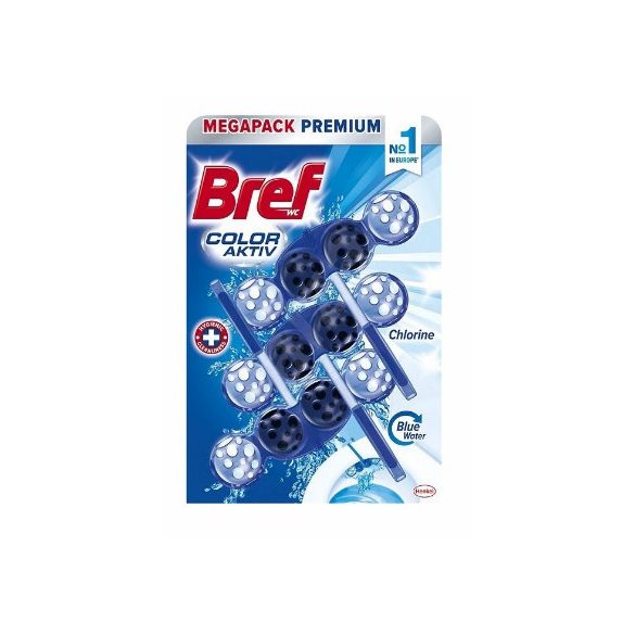 Bref Wc Golyó Color Active 3x50g Chlorine