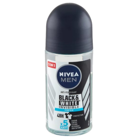 Nivea Men Izzadásgátló Roll on 50ml Black and White Invisible Fresh