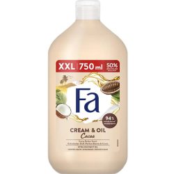 Fa tusfürdő 750ml Cream and oil cacao XXL