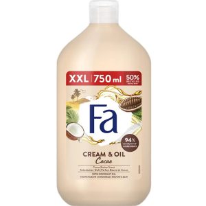 Fa tusfürdő 750ml Cream and oil cacao XXL