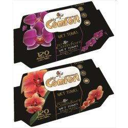   My Comfort Nedves Törlőkendő 120db-os Orchidea Illattal Alkohol mentes