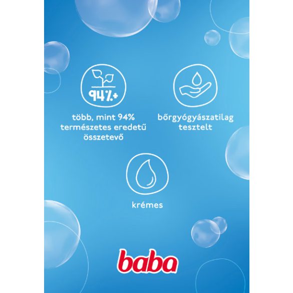 Baba Tusfürdő 400ml  Érzékeny Bőrre 3in1 Férfi