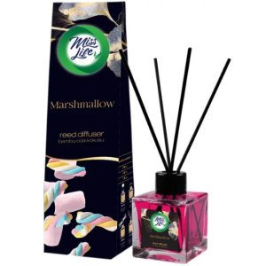 Miss Life Bamboo Pálcikás Légfrissítő 100ml Marshmallow  Miss Life Bamboo Pálcikás Légfrissítő 100ml Marshmallow