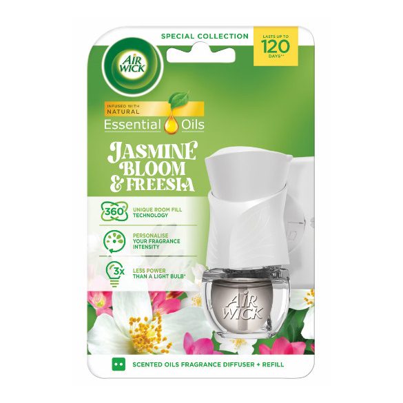 Air Wick elektromos készülék utántöltővel 19 ml - Blooming Jasmine és Frézia
