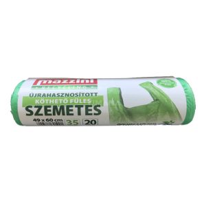 Mazzini Szemetes Zsák 35 L Köthető Füles (15db/roll)