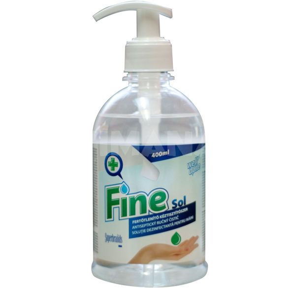 Kézfertőtlenítő well done fine sol 400ml pump