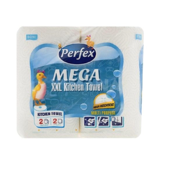 Perfex MEGA papírtörlő 2 t. 2 r. 100% cellulóz 2 x 90