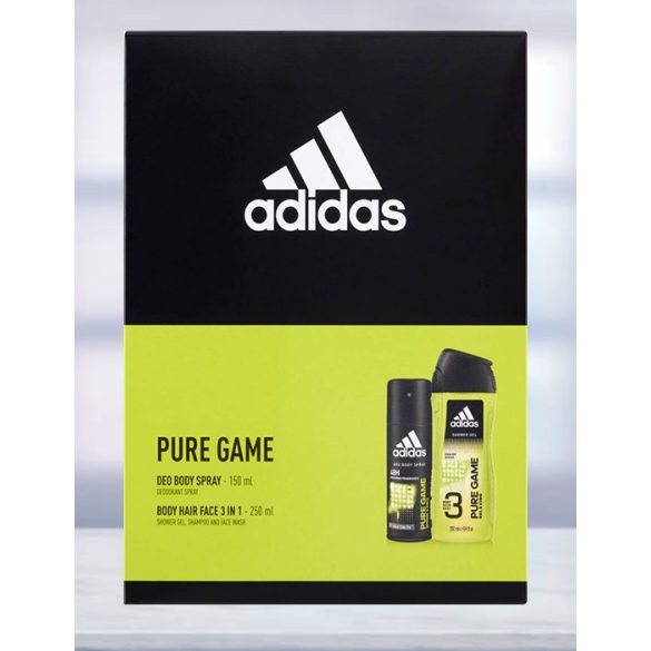 Csomag Adidas Tusfürdő 250ml Deo 150ml Pure Game