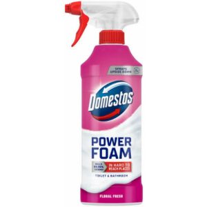 Domestos Power Foam 435ml Wc és Fürdőszoba Tisztító hab - Floral Fresh