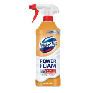 Domestos Power Foam 435ml Wc és Fürdőszoba Tisztító hab - Citrus Blast