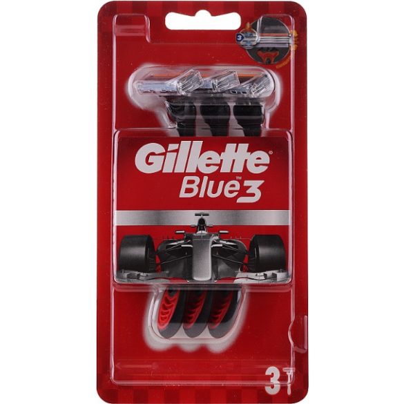 Gillette Blue 3 Eldobható Borotva 3db-os Blue3 Red