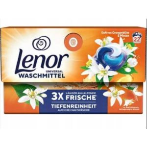 Lenor mosókapszula 22 db-os 4in1 Universal Orange Blossom and Peach