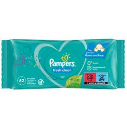 Pampers nedves törlőkendő 52 db-os Fresh Clean