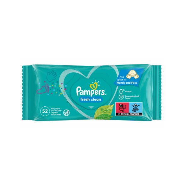 Pampers nedves törlőkendő 52 db-os Fresh Clean