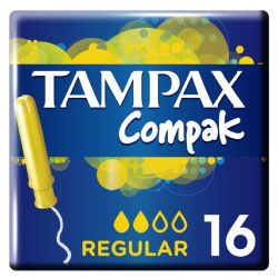   Tampax Compak Egészségügyi Tampon Applikátoros 16db-os Regular