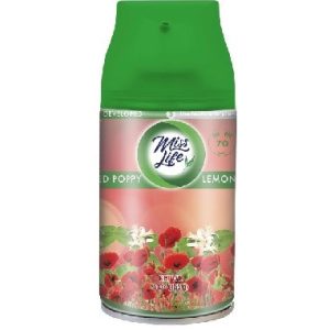 Miss Life Légfrissítő Utántöltő készülékhez 250ml Red Poppy Lemon Citrus Miss Life Légfrissítő Utántöltő készülékhez 250ml Red Poppy Lemon Citrus