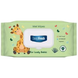   Deep Fresh Nedves baba törlőkendő 120db-os Giraffe Soft Touch