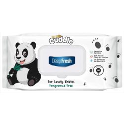 Deep Fresh Nedves baba törlőkendő 72db-os Panda Sensitive