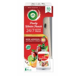   Air Wick Active Fresh Automata Légfrissítő Készülék és utántöltő 228ml Gyömölcsös Téli Puncs