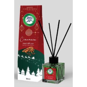 Miss Life Bamboo Pálcikás Légfrissítő 100ml Cinnamon - Karácsonyi