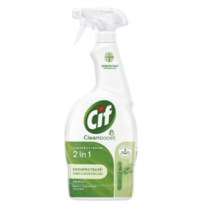 Cif Fertőtlenítő 750ml Szórófejes baktérium és vírus eltávolításra Disinfect&Shine Univerzális