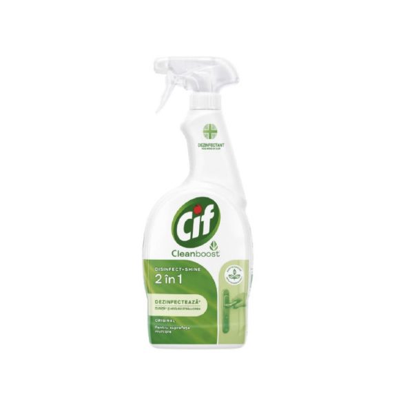 Cif Fertőtlenítő 750ml Szórófejes baktérium és vírus eltávolításra Disinfect&Shine Univerzális