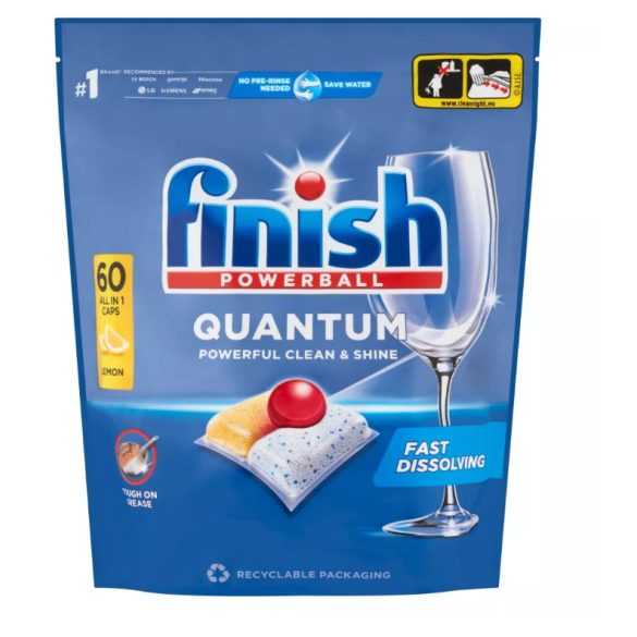 Finish Mosogatógép tabletta 60db-os Quantum Max All in 1 Lemon