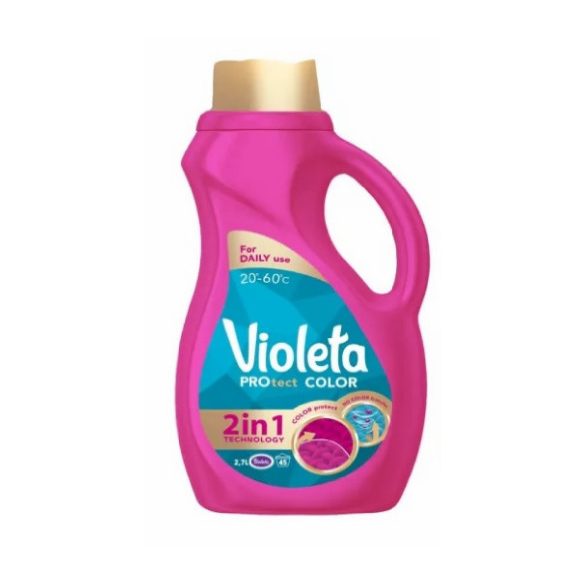 Violeta Folyékony Mosószer 2700ml Intense Color / Színes Ruhákhoz